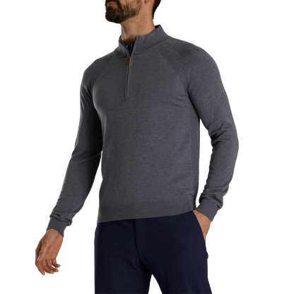 FOOTJOY MENS - WOOL BLEND HALF ZIP PULLOVER