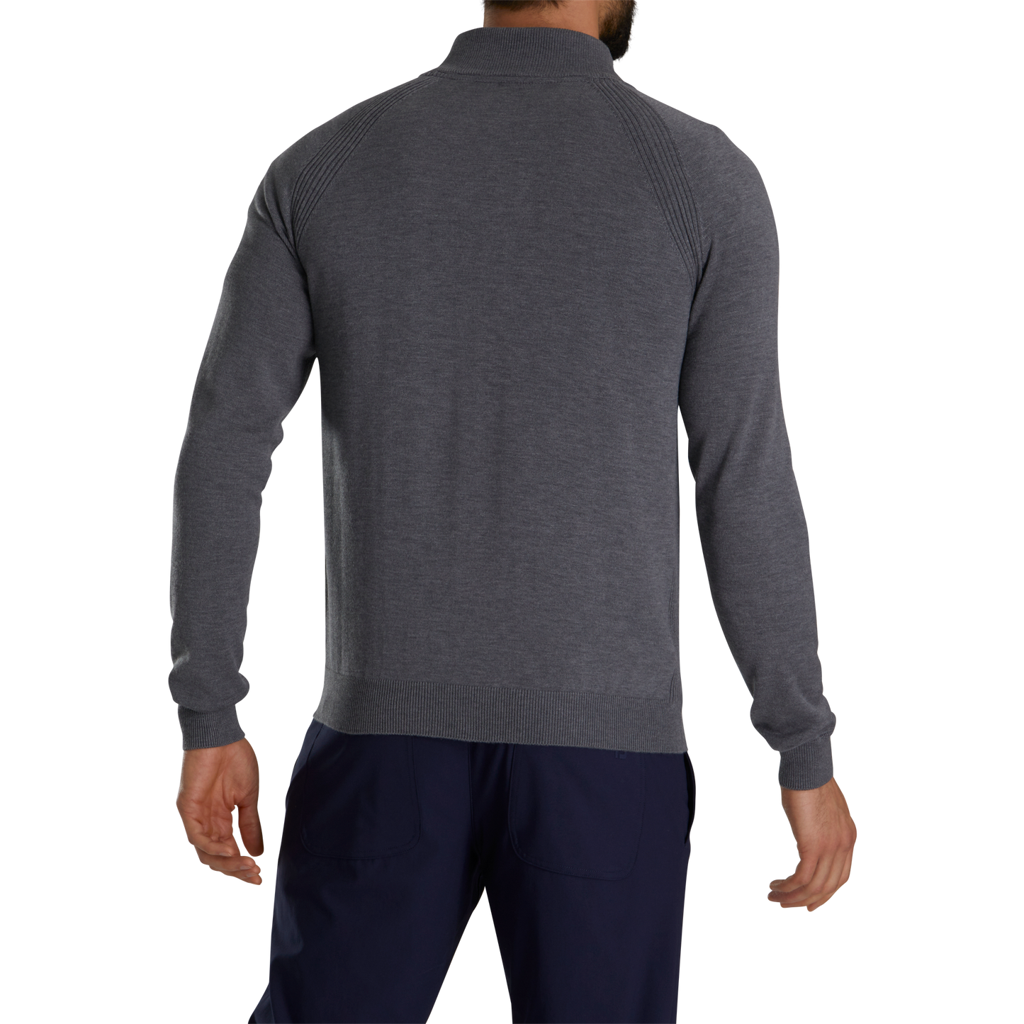 FOOTJOY MENS - WOOL BLEND HALF ZIP PULLOVER