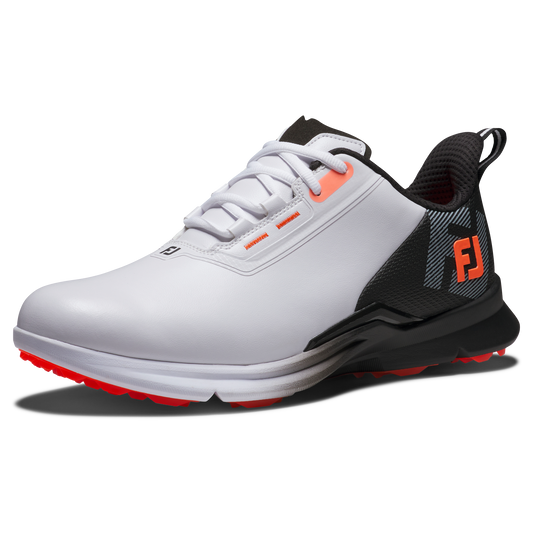 FOOTJOY FUEL SHOE WHITE/BLACK/ORANGE