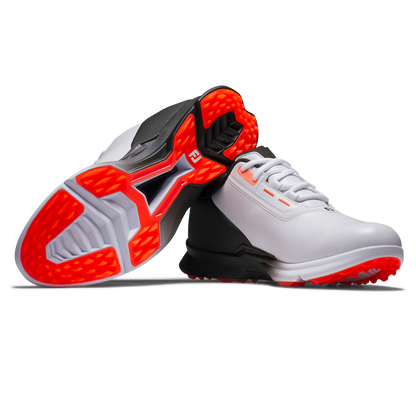 FOOTJOY FUEL SHOE WHITE/BLACK/ORANGE