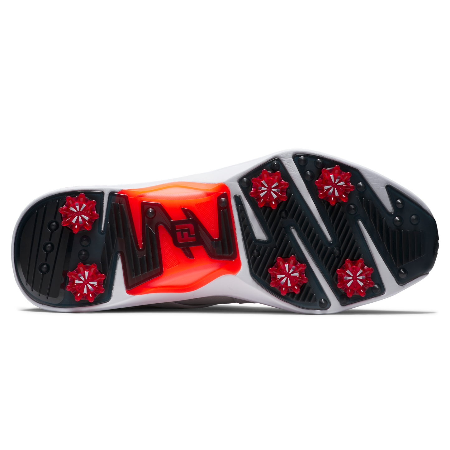 FOOTJOY HYPERFLEX SHOE WHITE/BLACK/ORANGE