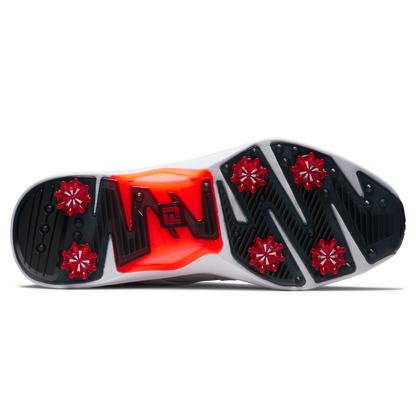 FOOTJOY HYPERFLEX SHOE WHITE/BLACK/ORANGE