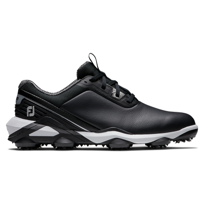 FOOTJOY MEN'S TOUR ALPHA BLACK SHOES BLACK/WHITE