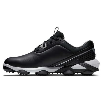 FOOTJOY MEN'S TOUR ALPHA BLACK SHOES BLACK/WHITE