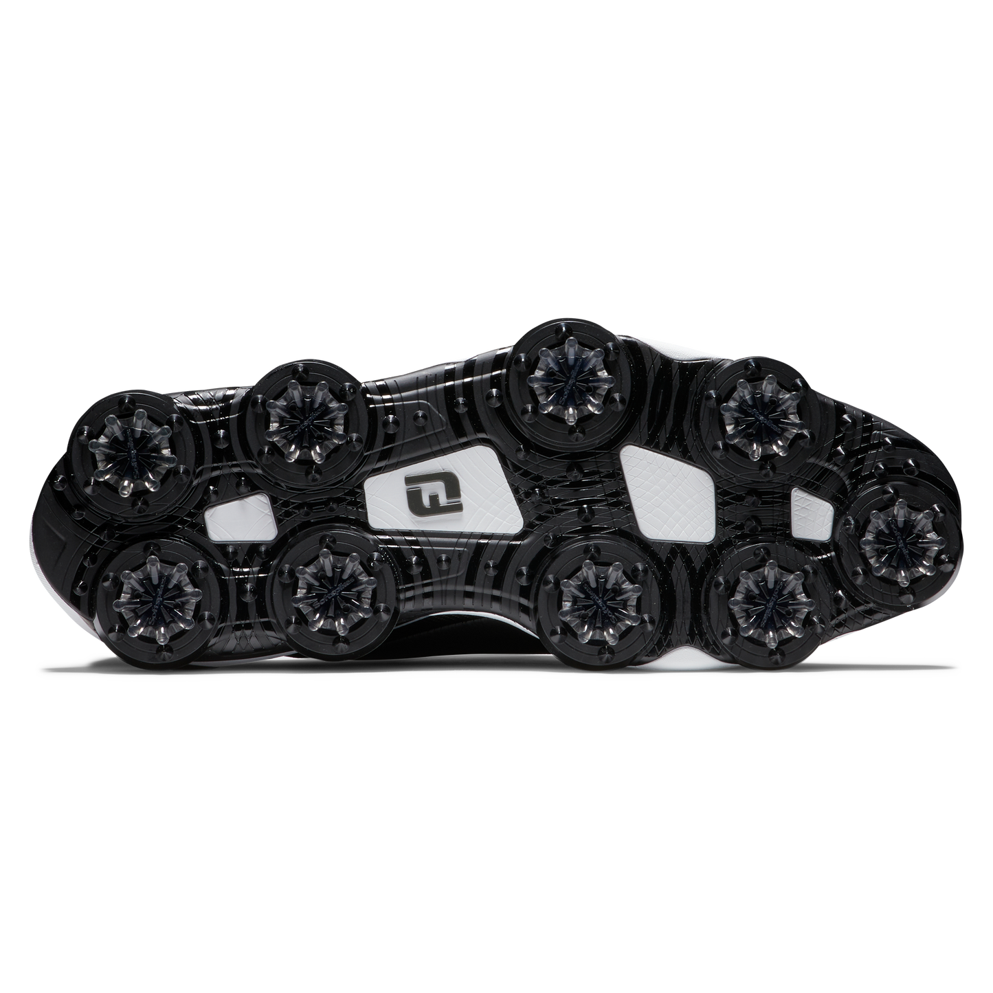 FOOTJOY MEN'S TOUR ALPHA BLACK SHOES BLACK/WHITE
