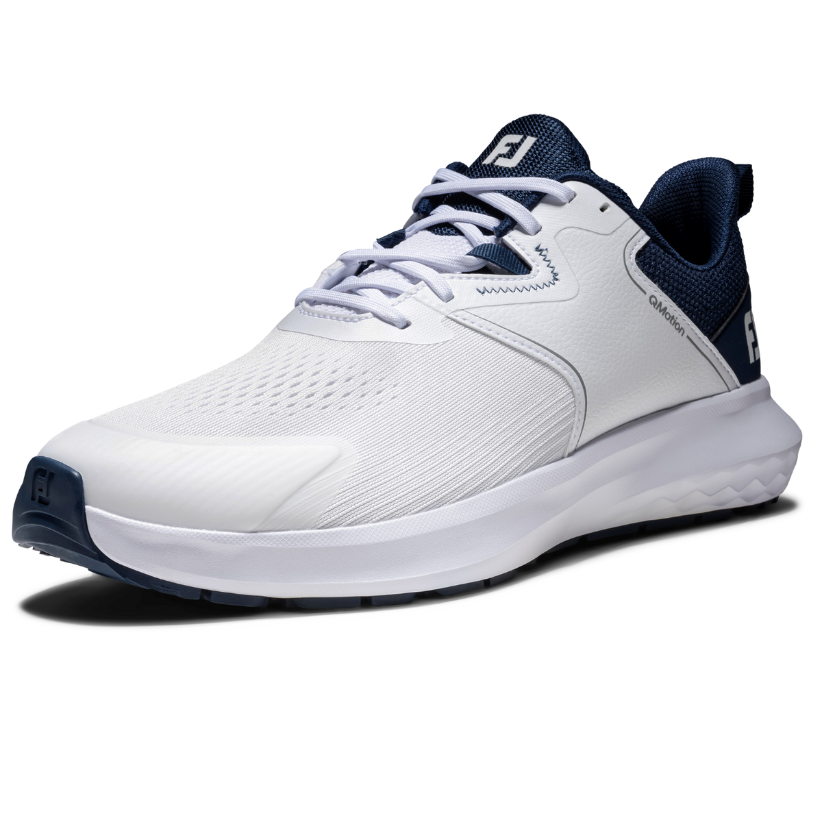 FOOTJOY 26 MEN'S QMOTION SHOE - WHITE/BLUE/BLUE