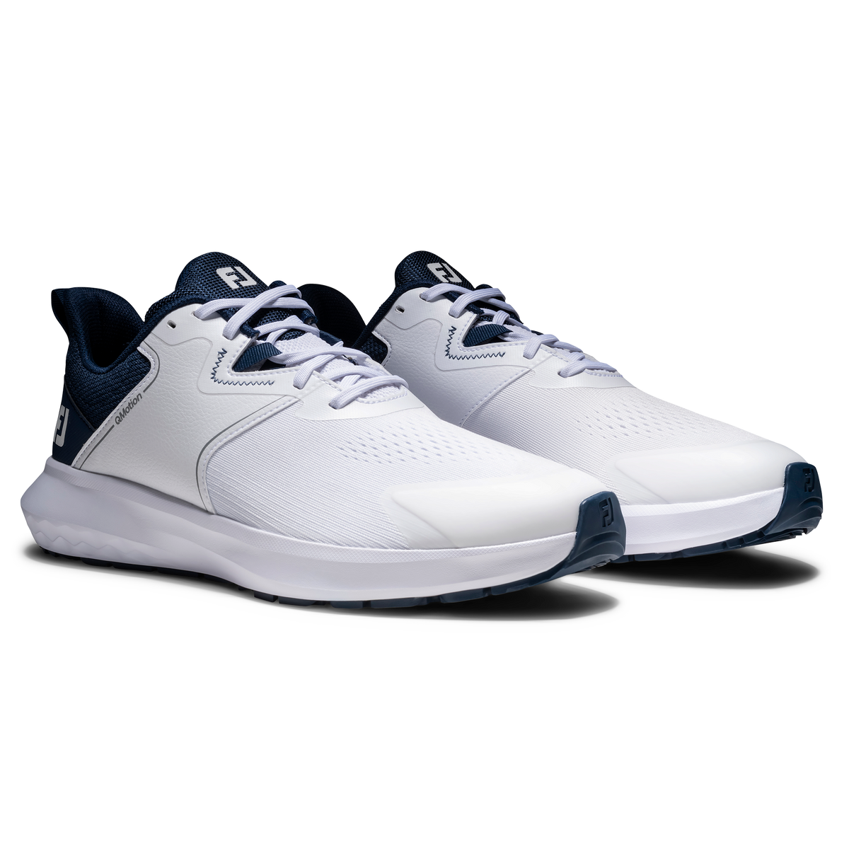 FOOTJOY 26 MEN'S QMOTION SHOE - WHITE/BLUE/BLUE
