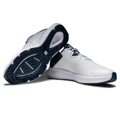 FOOTJOY 26 MEN'S QMOTION SHOE - WHITE/BLUE/BLUE