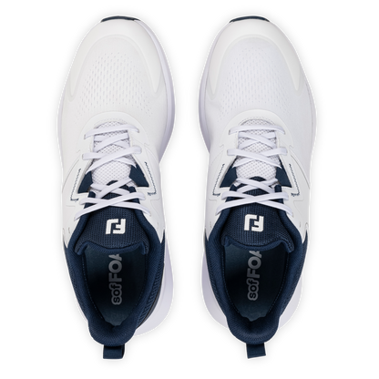 FOOTJOY 26 MEN'S QMOTION SHOE - WHITE/BLUE/BLUE