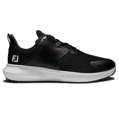 FOOTJOY 26 MEN'S QMOTION SHOE - BLACK/EBONY/RED