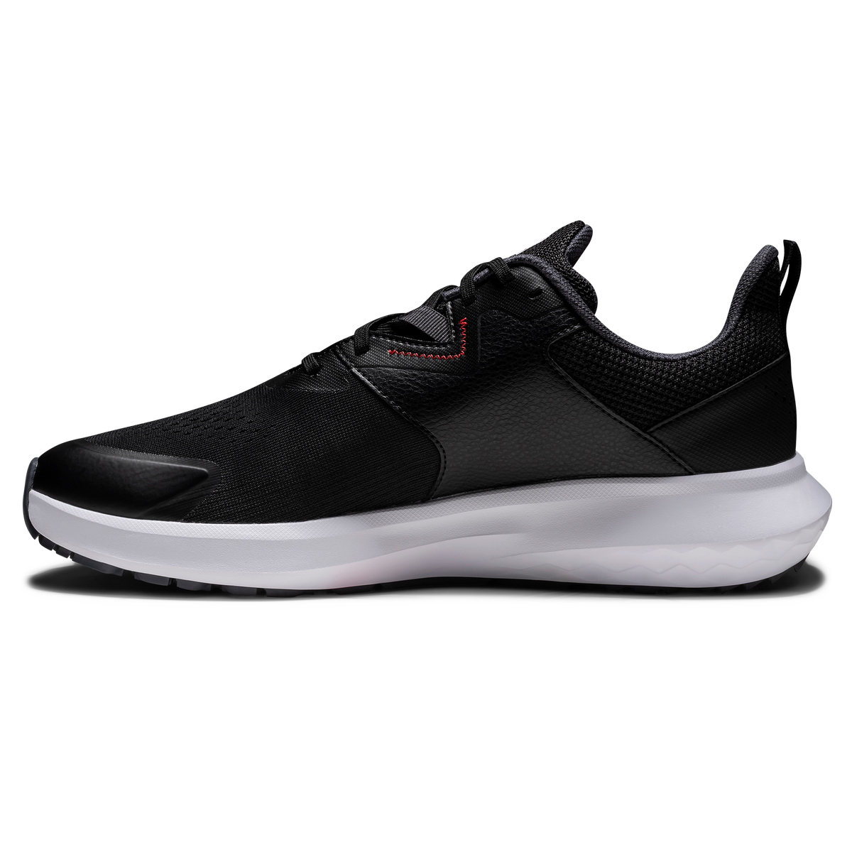 FOOTJOY 26 MEN'S QMOTION SHOE - BLACK/EBONY/RED