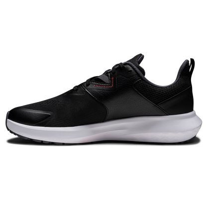 FOOTJOY 26 MEN'S QMOTION SHOE - BLACK/EBONY/RED