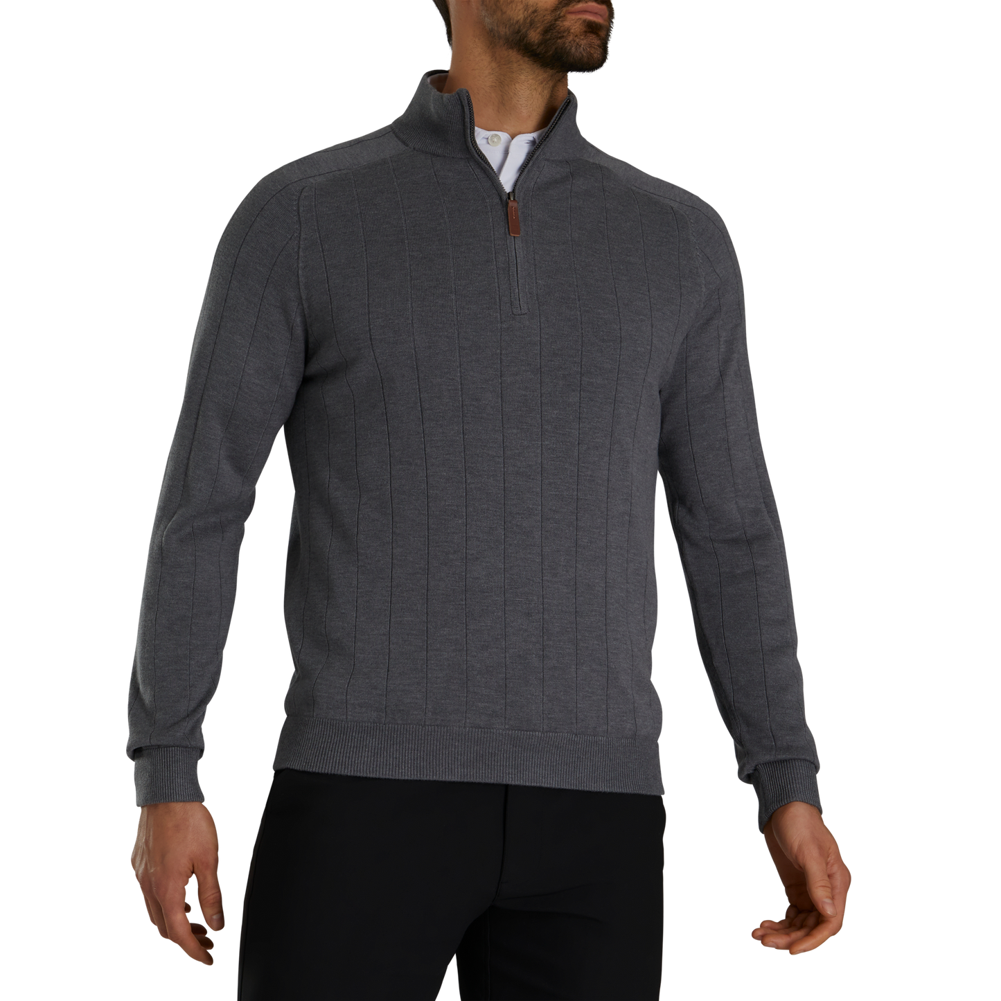FOOTJOY DROP NEEDLE MEN'S PULLOVER