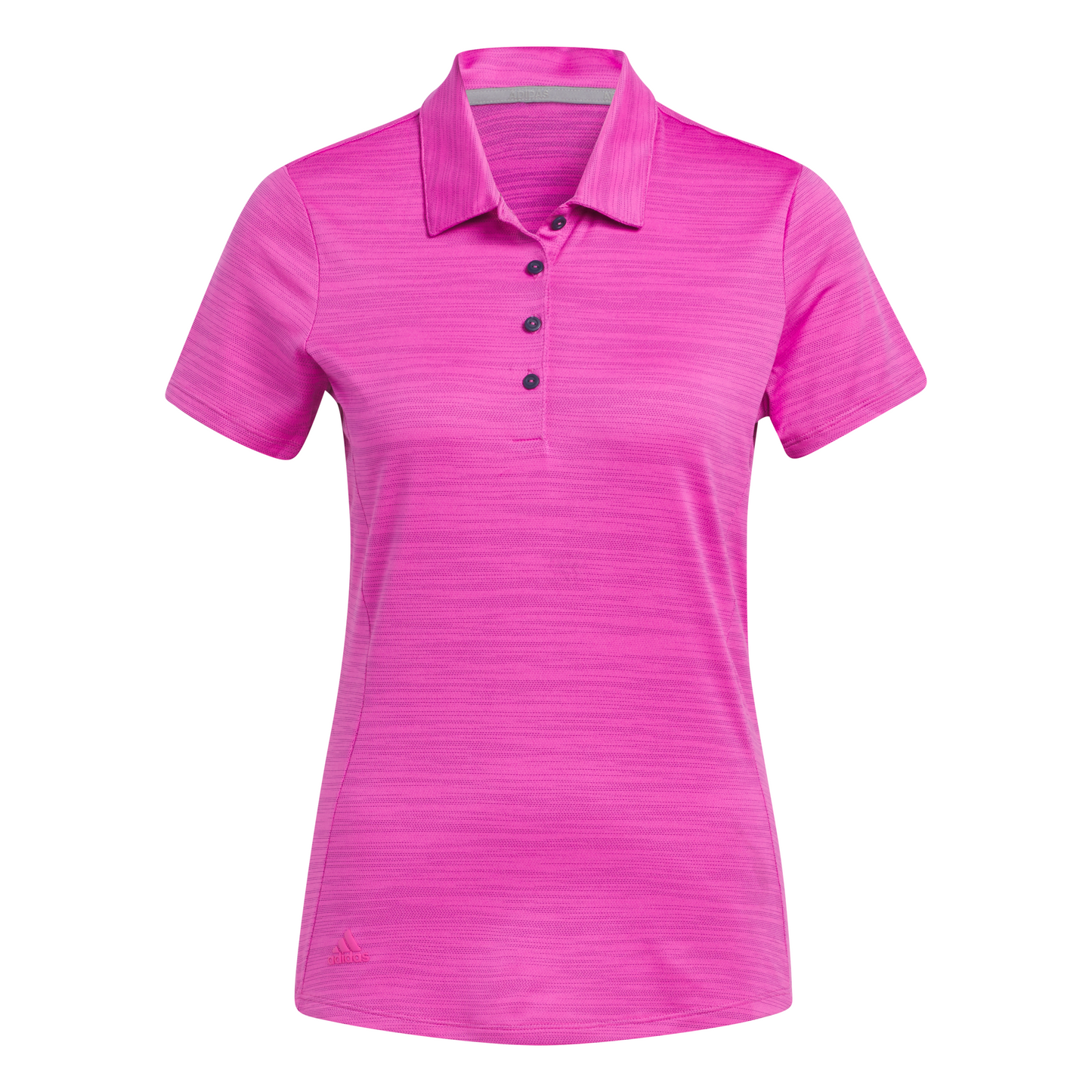 ADIDAS WOMEN'S SPACE-DYED SHORT SLEEVE POLO