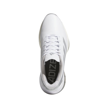 ADIDAS MEN'S ADIZERO ZG SPIKELESS GOLF SHOE - WHITE/GREY/SILVER