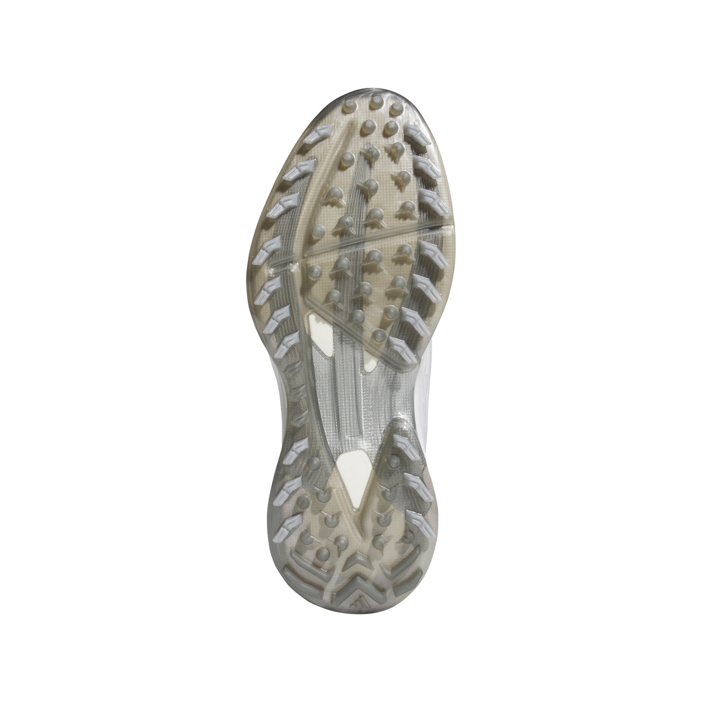 ADIDAS MEN'S ADIZERO ZG SPIKELESS GOLF SHOE - WHITE/GREY/SILVER