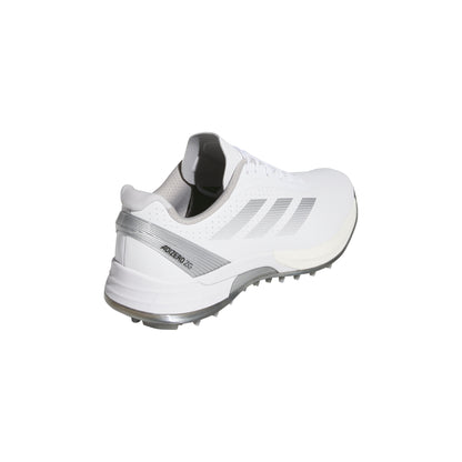 ADIDAS MEN'S ADIZERO ZG SPIKELESS GOLF SHOE - WHITE/GREY/SILVER