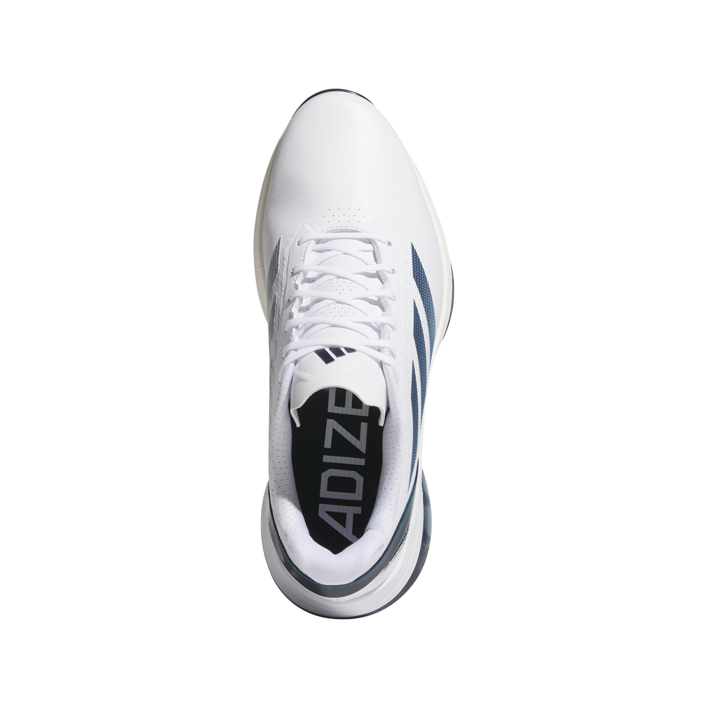 ADIDAS MEN'S ADIZERO ZG SPIKELESS GOLF SHOE - WHITE/NAVY