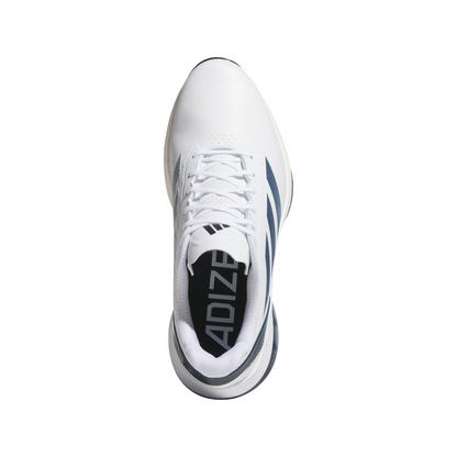 ADIDAS MEN'S ADIZERO ZG SPIKELESS GOLF SHOE - WHITE/NAVY