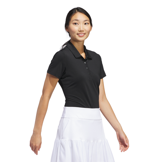 ADIDAS WOMENS ULTIMATE 365 SOLID SHORT SLEEVE POLO
