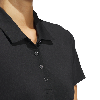 ADIDAS WOMENS ULTIMATE 365 SOLID SHORT SLEEVE POLO
