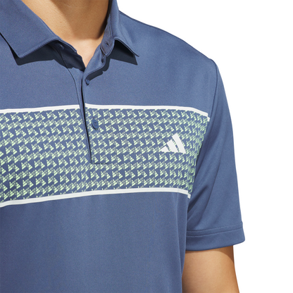 ADIDAS MEN'S CHEST STRIPE POLO