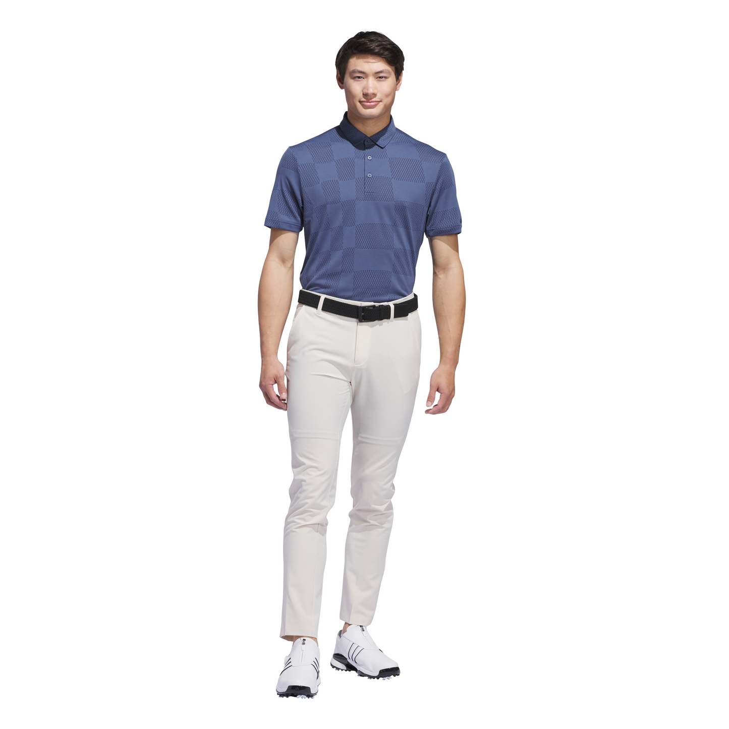 ADIDAS MEN'S TEXTURED POLO