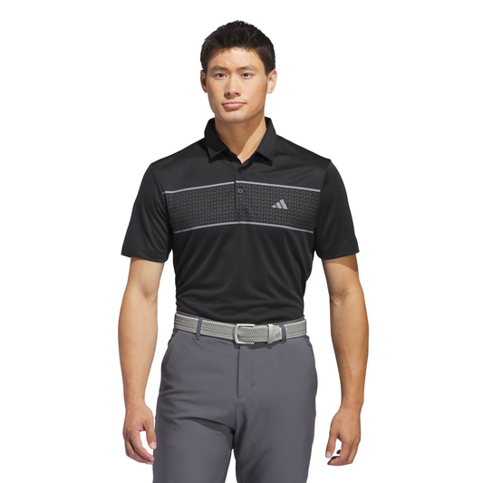 ADIDAS MEN'S CORE CHEST STRIPE POLO