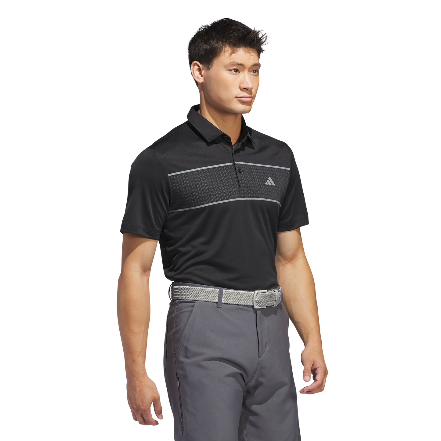 ADIDAS MEN'S CORE CHEST STRIPE POLO