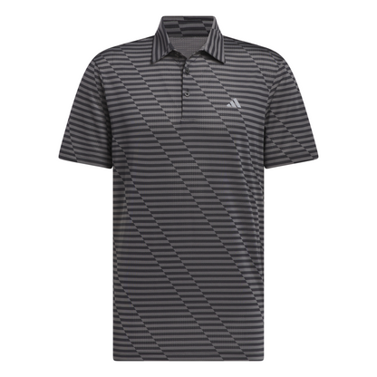 ADIDAS MEN'S MESH PRINT POLO