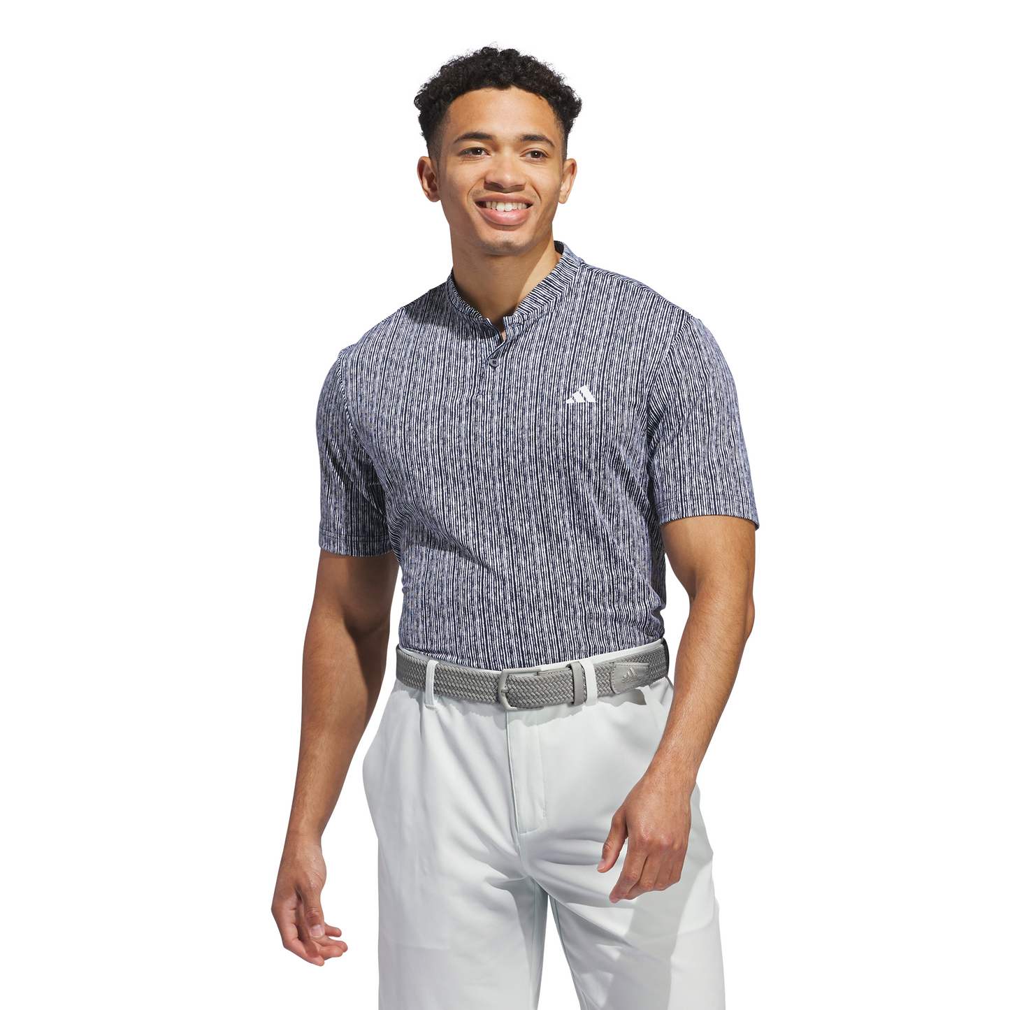 ADIDAS MEN'S SPORT STRIPE POLO