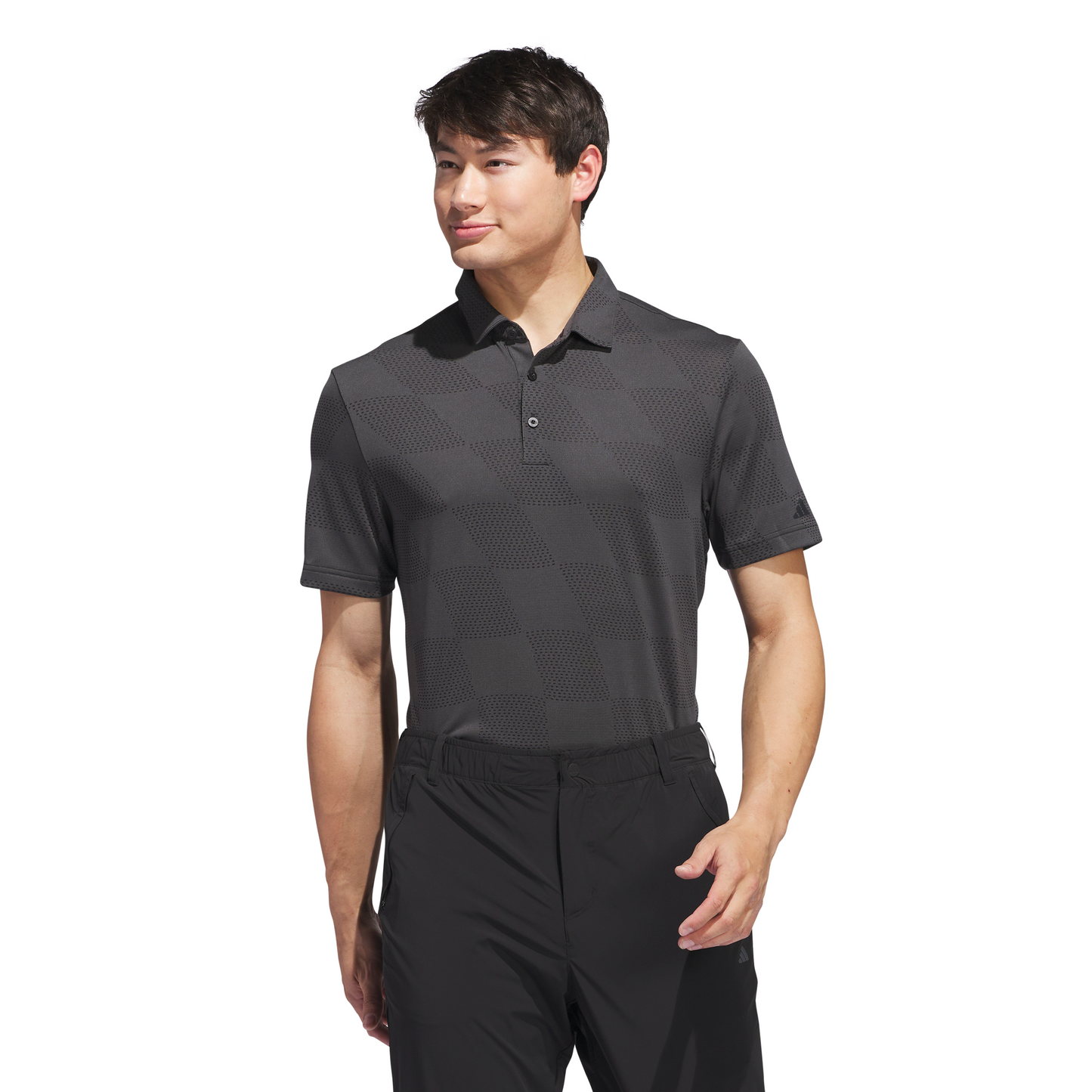 ADIDAS MEN'S TEXTURED POLO