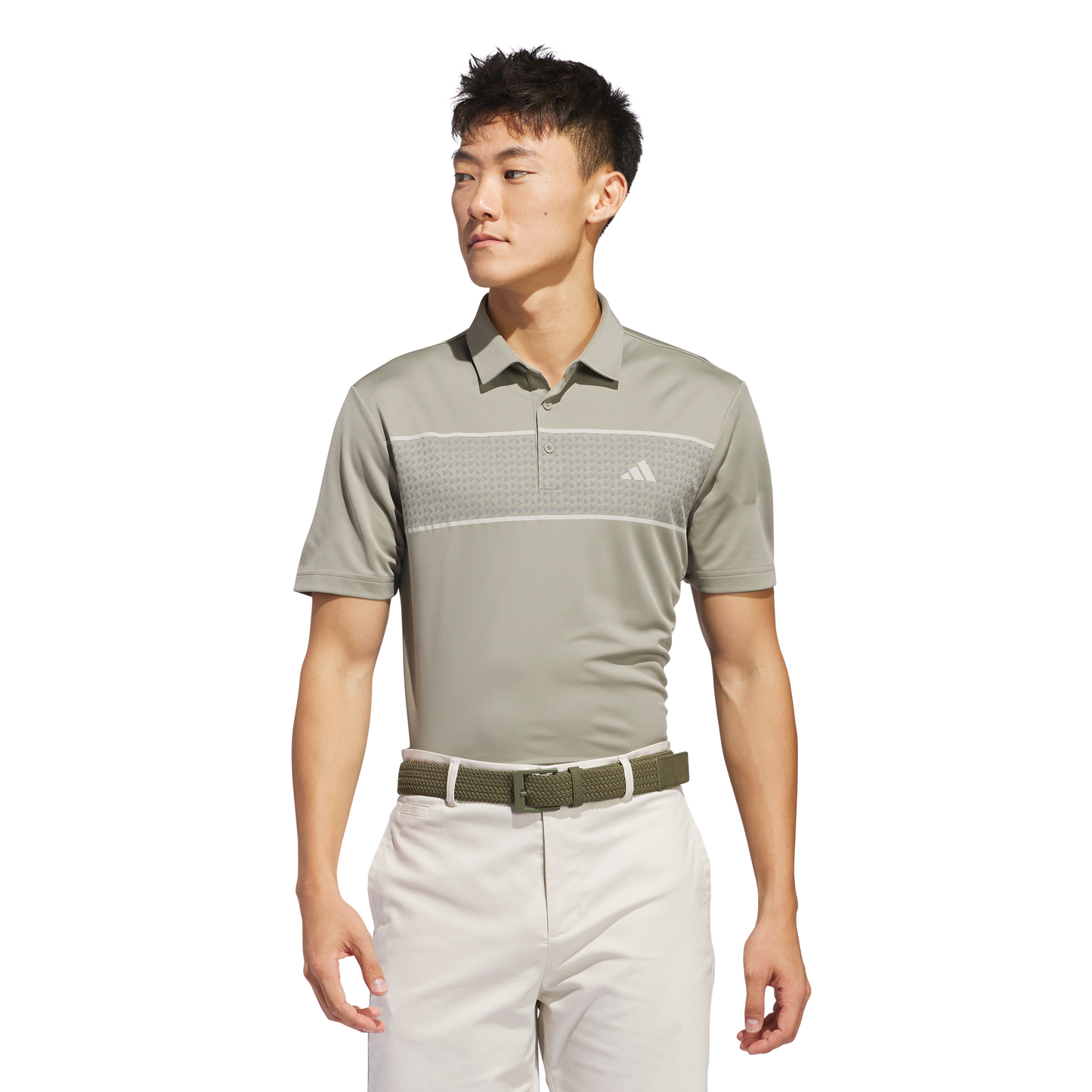 ADIDAS MEN'S CORE CHEST STRIPE POLO