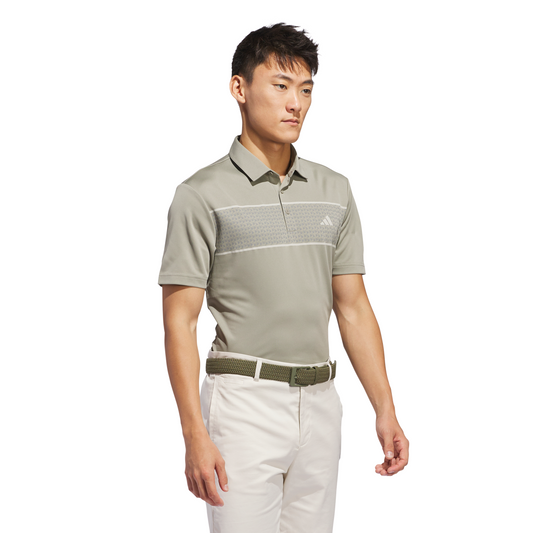 ADIDAS MEN'S CORE CHEST STRIPE POLO