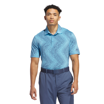 ADIDAS MEN'S ULTIMATE ALLOVER POLO - MEDIUM