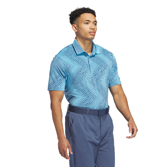 ADIDAS MEN'S ULTIMATE ALLOVER POLO - MEDIUM
