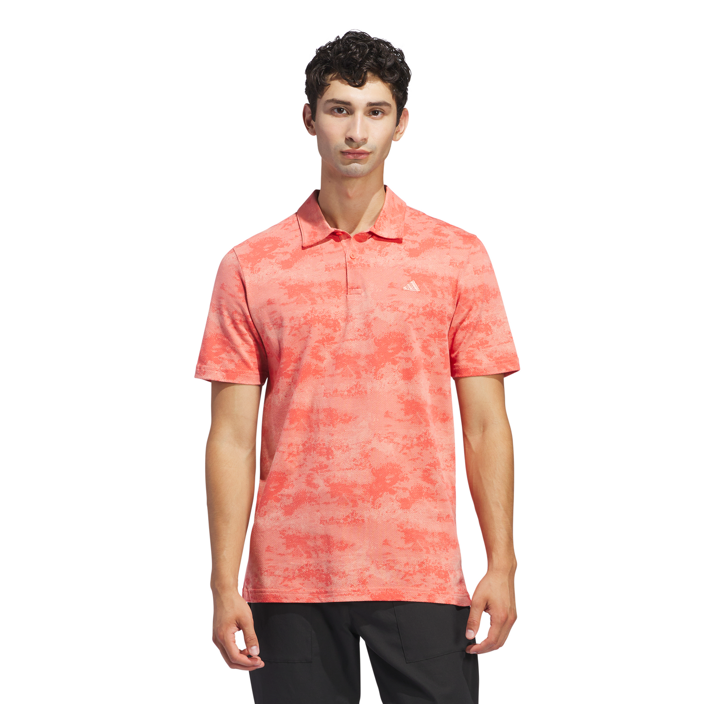 ADIDAS MEN'S GO-TO PRINT POLO