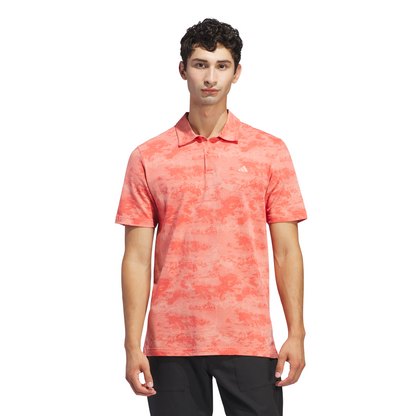 ADIDAS MEN'S GO-TO PRINT POLO