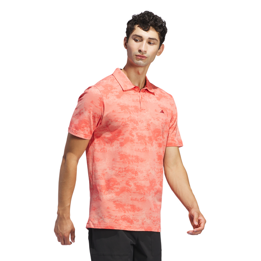 ADIDAS MEN'S GO-TO PRINT POLO