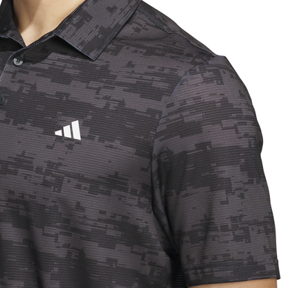 ADIDAS MEN'S ULTIMATE HEAT. RDY STRIPE POLO