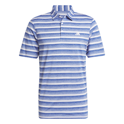 ADIDAS MEN'S CLEAR STRIPE POLO