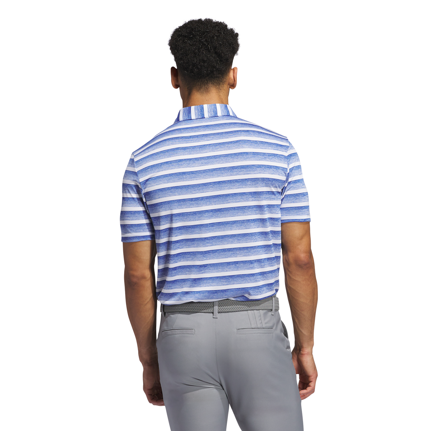 ADIDAS MEN'S CLEAR STRIPE POLO