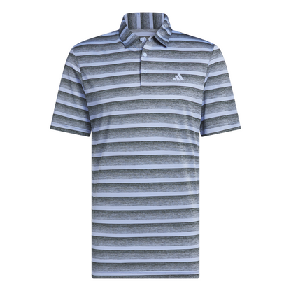 ADIDAS MEN'S TWO - COLOUR STRIPE POLO