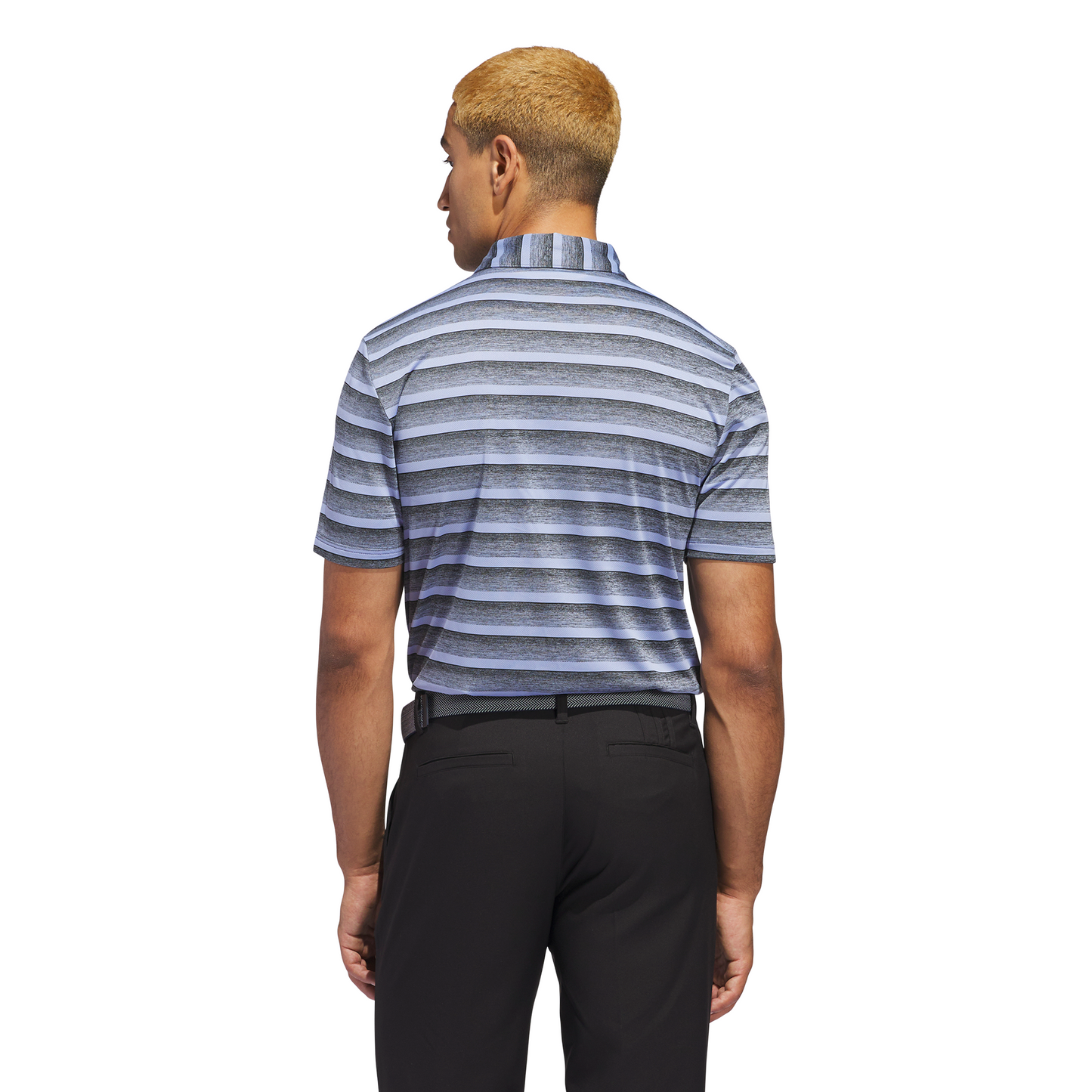 ADIDAS MEN'S TWO - COLOUR STRIPE POLO