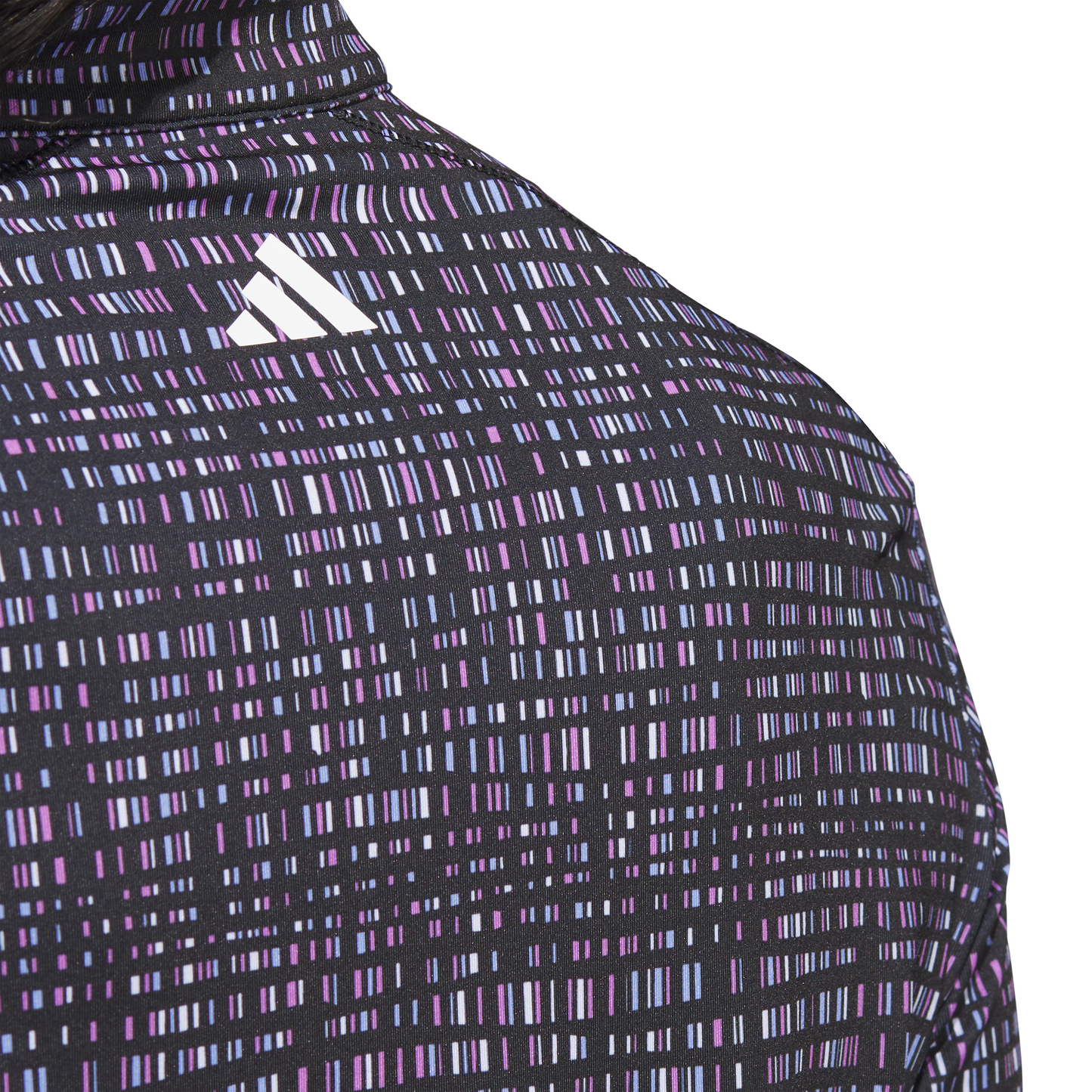 ADIDAS WOMENS ULTIMATE365 PRINTED QUARTER ZIP MOCK