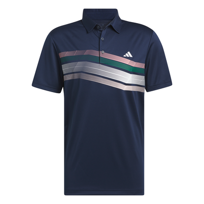 ADIDAS MEN'S CORE CHEST STRIPE POLO