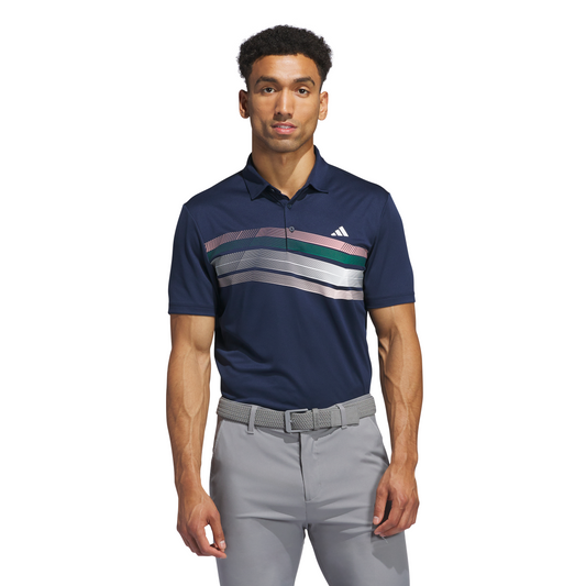 ADIDAS MEN'S CORE CHEST STRIPE POLO