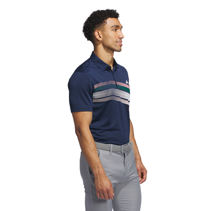ADIDAS MEN'S CORE CHEST STRIPE POLO