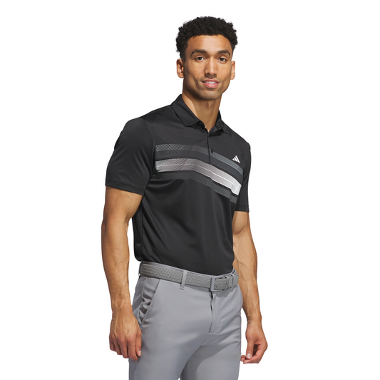 ADIDAS MEN'S CORE CHEST STRIPE POLO