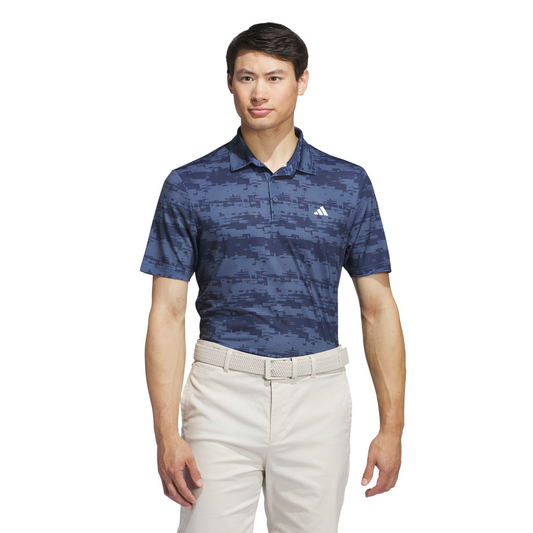 ADIDAS MEN'S ULTIMATE 365 HEAT. RDY STRIPE POLO
